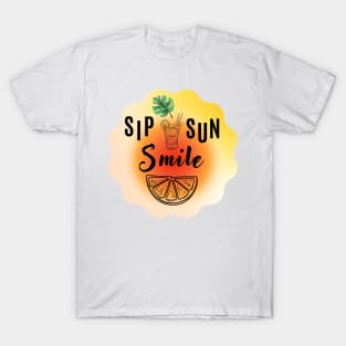 Sip Sun Smile T-Shirt